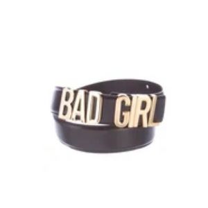 Moschino “bad girl” Leather Belt